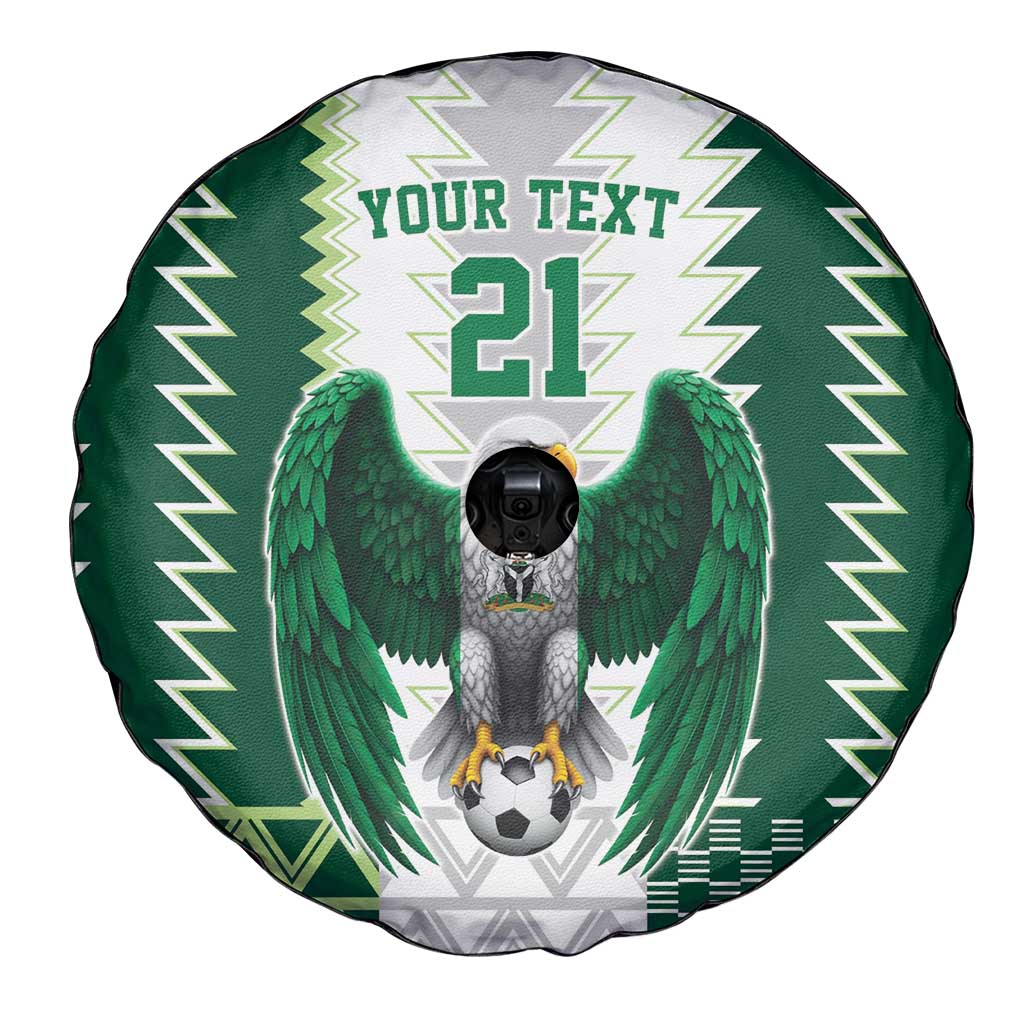 Nigeria Football Custom Spare Tire Cover Classic 20-21 Home Jersey - Wonder Print Shop