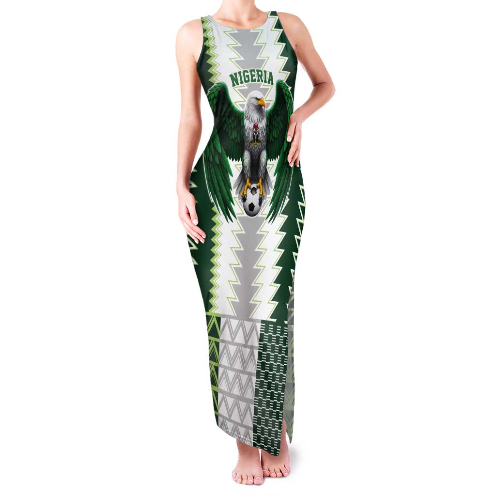Nigeria Football Custom Tank Maxi Dress Classic 20-21 Home Jersey - Wonder Print Shop