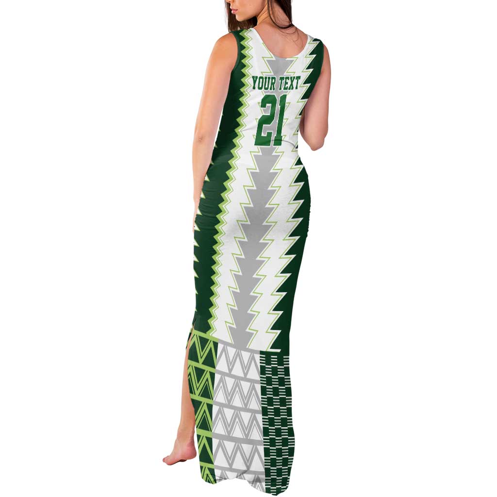 Nigeria Football Custom Tank Maxi Dress Classic 20-21 Home Jersey - Wonder Print Shop