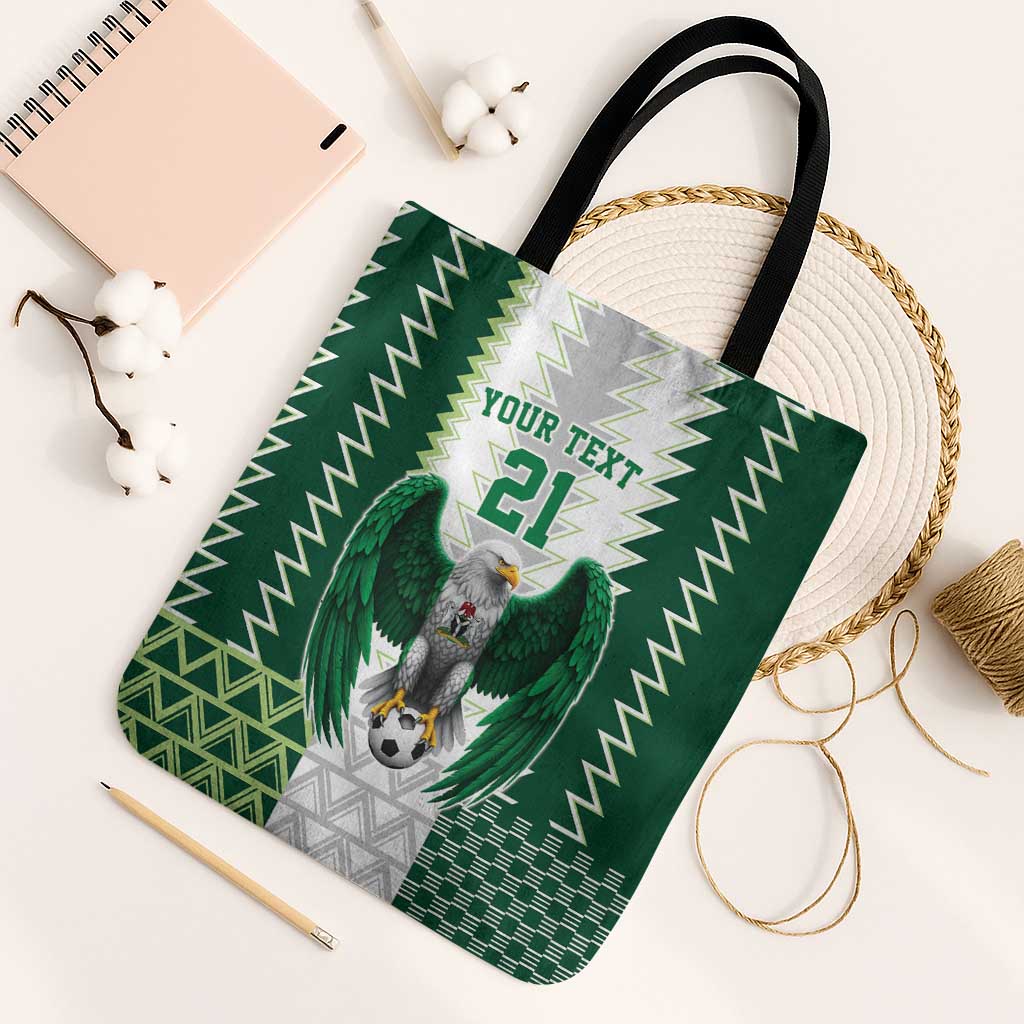 Nigeria Football Custom Tote Bag Classic 20-21 Home Jersey - Wonder Print Shop