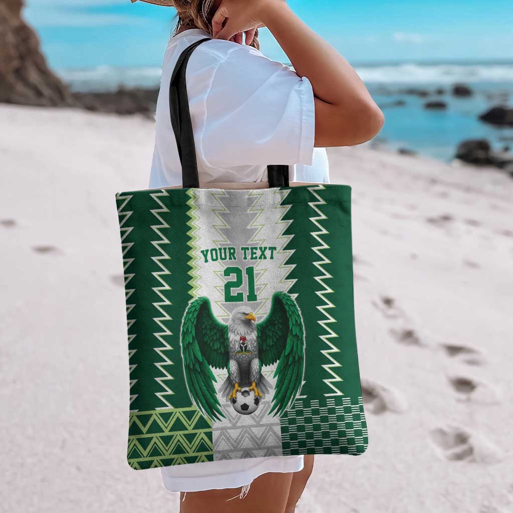 Nigeria Football Custom Tote Bag Classic 20-21 Home Jersey - Wonder Print Shop
