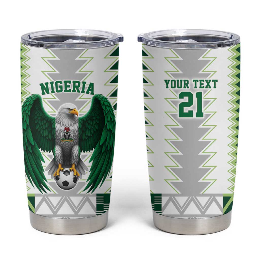 Nigeria Football Custom Tumbler Cup Classic 20-21 Home Jersey - Wonder Print Shop