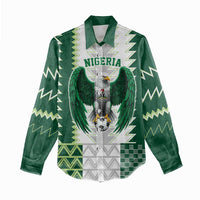 Nigeria Football Custom Women Casual Shirt Classic 20-21 Home Jersey - Wonder Print Shop