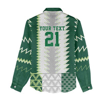 Nigeria Football Custom Women Casual Shirt Classic 20-21 Home Jersey - Wonder Print Shop
