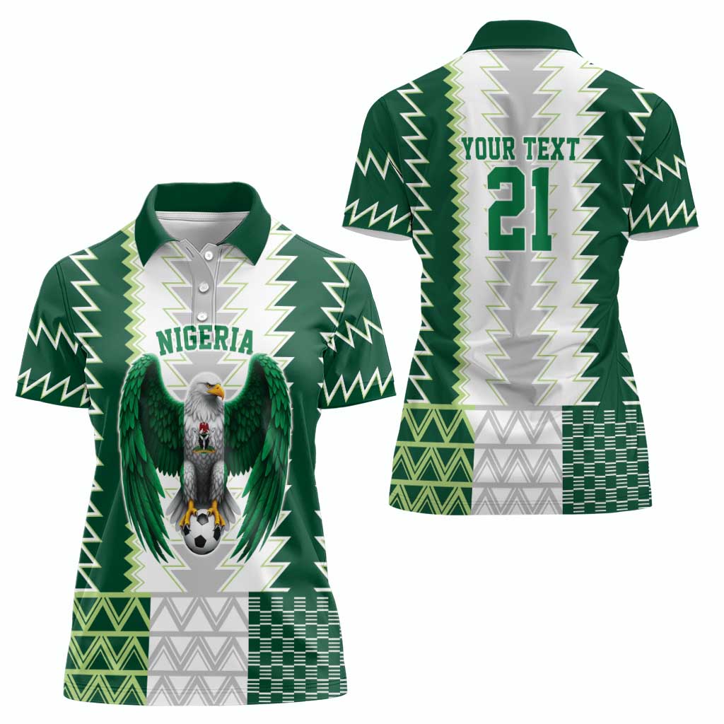 Nigeria Football Custom Women Polo Shirt Classic 20-21 Home Jersey - Wonder Print Shop
