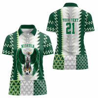 Nigeria Football Custom Women Polo Shirt Classic 20-21 Home Jersey - Wonder Print Shop