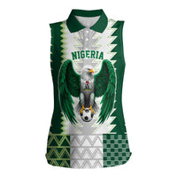 Nigeria Football Custom Women Sleeveless Polo Shirt Classic 20-21 Home Jersey - Wonder Print Shop