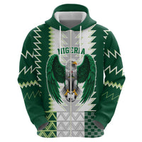 Nigeria Football Custom Zip Hoodie Classic 20-21 Home Jersey - Wonder Print Shop