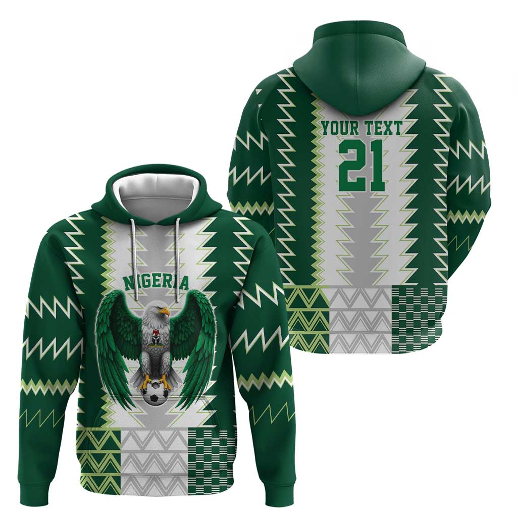 Nigeria Football Custom Zip Hoodie Classic 20-21 Home Jersey - Wonder Print Shop