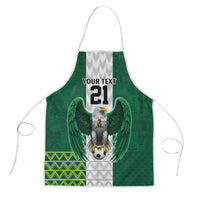 Nigeria Football Custom Apron Retro Nigeria 20-21 Eagle Flag Motif - Wonder Print Shop