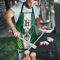 Nigeria Football Custom Apron Retro Nigeria 20-21 Eagle Flag Motif - Wonder Print Shop
