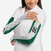 Nigeria Football Custom Arm Sleeves Retro Nigeria 20-21 Eagle Flag Motif - Wonder Print Shop