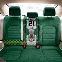 Nigeria Football Custom Back Car Seat Cover Retro Nigeria 20-21 Eagle Flag Motif - Wonder Print Shop