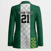 Nigeria Football Custom Blazer Retro Nigeria 20-21 Eagle Flag Motif - Wonder Print Shop