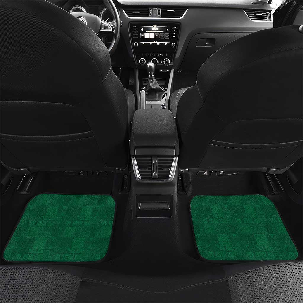 Nigeria Football Custom Car Mats Retro Nigeria 20-21 Eagle Flag Motif - Wonder Print Shop