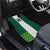 Nigeria Football Custom Car Mats Retro Nigeria 20-21 Eagle Flag Motif - Wonder Print Shop