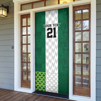 Nigeria Football Custom Door Cover Retro Nigeria 20-21 Eagle Flag Motif - Wonder Print Shop