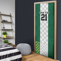 Nigeria Football Custom Door Cover Retro Nigeria 20-21 Eagle Flag Motif - Wonder Print Shop