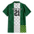 Nigeria Football Custom Family Matching Long Sleeve Bodycon Dress and Hawaiian Shirt Retro Nigeria 20-21 Eagle Flag Motif - Wonder Print Shop