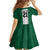 Nigeria Football Custom Family Matching Off The Shoulder Long Sleeve Dress and Hawaiian Shirt Retro Nigeria 20-21 Eagle Flag Motif - Wonder Print Shop