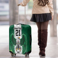 Nigeria Football Custom Luggage Cover Retro Nigeria 20-21 Eagle Flag Motif - Wonder Print Shop