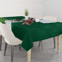 Nigeria Football Custom Tablecloth Retro Nigeria 20-21 Eagle Flag Motif - Wonder Print Shop