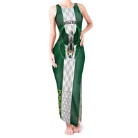 Nigeria Football Custom Tank Maxi Dress Retro Nigeria 20-21 Eagle Flag Motif - Wonder Print Shop
