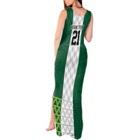 Nigeria Football Custom Tank Maxi Dress Retro Nigeria 20-21 Eagle Flag Motif - Wonder Print Shop