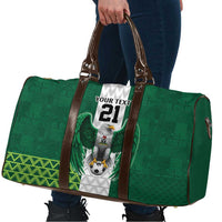 Nigeria Football Custom Travel Bag Retro Nigeria 20-21 Eagle Flag Motif - Wonder Print Shop