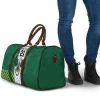 Nigeria Football Custom Travel Bag Retro Nigeria 20-21 Eagle Flag Motif - Wonder Print Shop