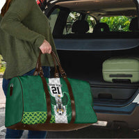 Nigeria Football Custom Travel Bag Retro Nigeria 20-21 Eagle Flag Motif - Wonder Print Shop
