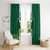 Nigeria Football Custom Window Curtain Retro Nigeria 20-21 Eagle Flag Motif - Wonder Print Shop