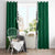 Nigeria Football Custom Window Curtain Retro Nigeria 20-21 Eagle Flag Motif - Wonder Print Shop