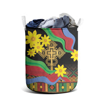 Eritrea Meskel Laundry Basket Eritrean Tribal Meskel Daisy Flag Inspired