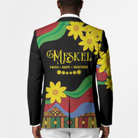 Eritrea Meskel Blazer Eritrean Tribal Meskel Daisy Flag Inspired