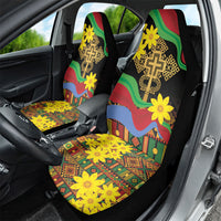 Eritrea Meskel Car Seat Cover Eritrean Tribal Meskel Daisy Flag Inspired