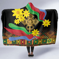 Eritrea Meskel Hooded Blanket Eritrean Tribal Meskel Daisy Flag Inspired