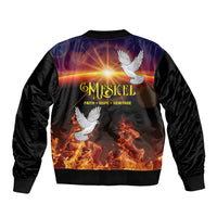 Eritrea Meskel Bomber Jacket Demera Cross Flames of Faith