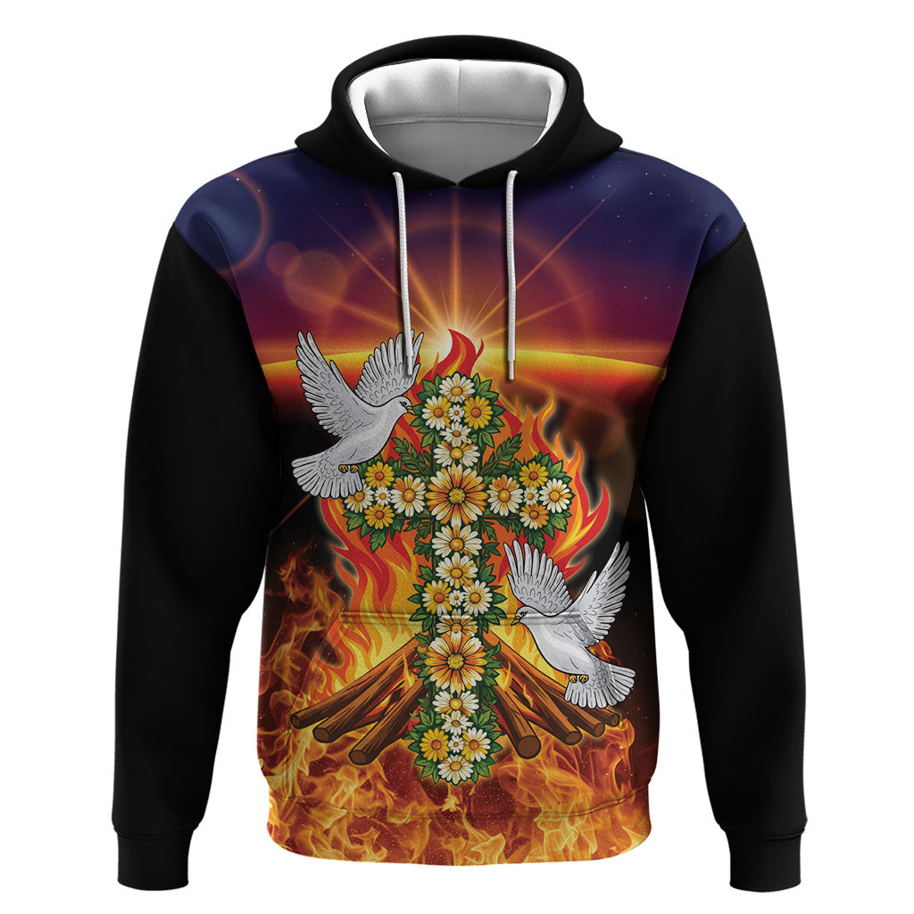 Eritrea Meskel Hoodie Demera Cross Flames of Faith