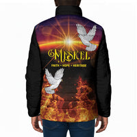 Eritrea Meskel Padded Jacket Demera Cross Flames of Faith