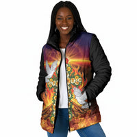 Eritrea Meskel Padded Jacket Demera Cross Flames of Faith