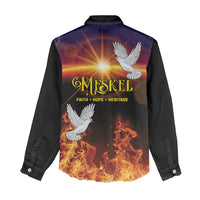 Eritrea Meskel Women Casual Shirt Demera Cross Flames of Faith