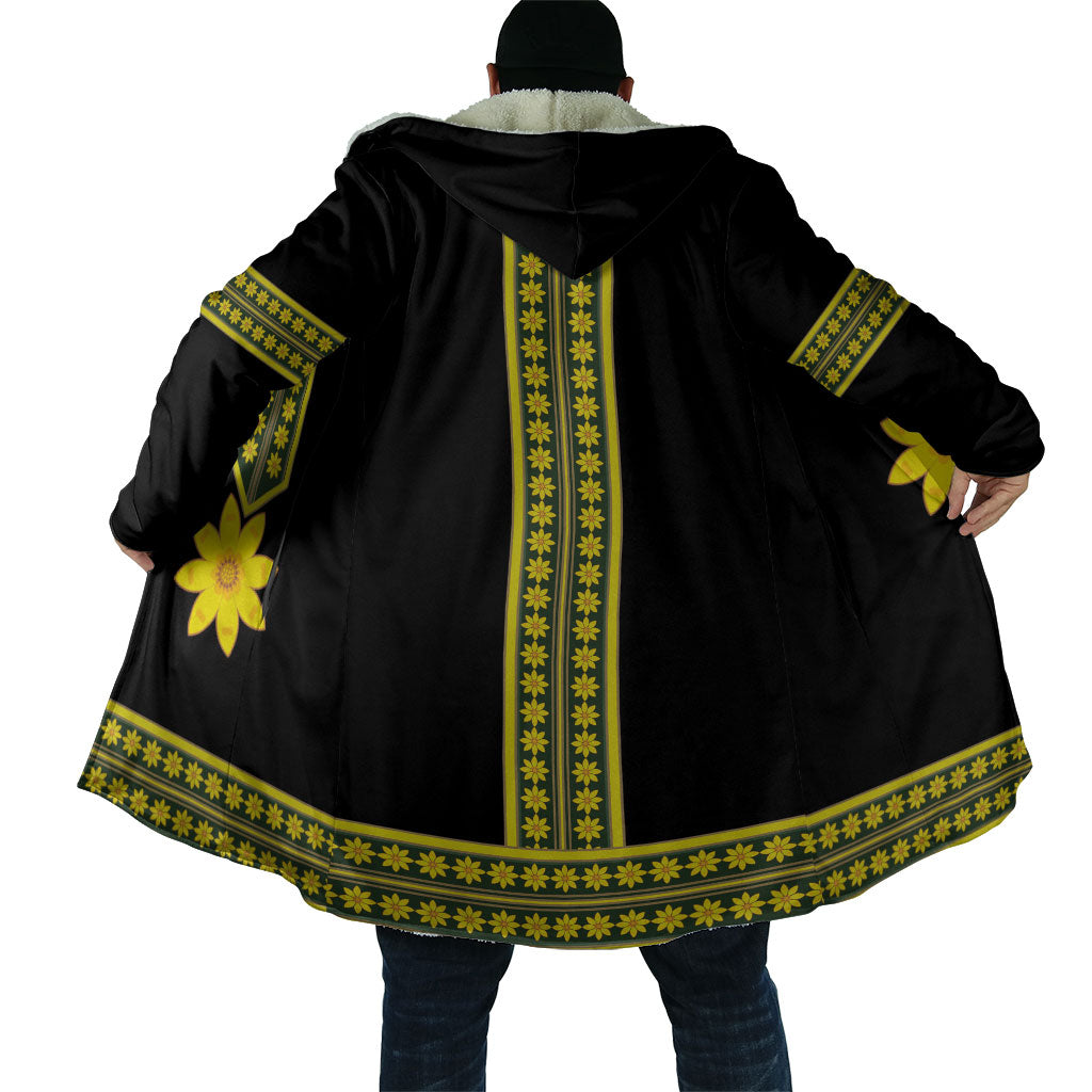 Ethiopian Enkutatash Cloak Black Adey Flower Tilet Habesha Inspired