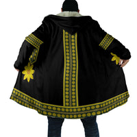 Ethiopian Enkutatash Cloak Black Adey Flower Tilet Habesha Inspired