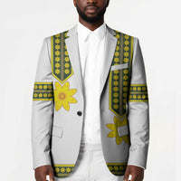 Ethiopian Enkutatash Blazer White Adey Flower Tilet Habesha Inspired