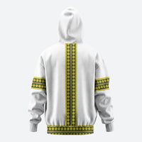 Ethiopian Enkutatash Hoodie White Adey Flower Tilet Habesha Inspired