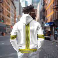 Ethiopian Enkutatash Hoodie White Adey Flower Tilet Habesha Inspired
