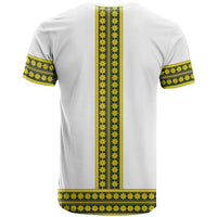 Ethiopian Enkutatash T shirt White Adey Flower Tilet Habesha Inspired