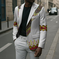 Ethiopian Enkutatash Personalized Blazer Traditional Habesha Glass D'va Necklace Inspired