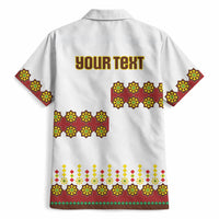 Ethiopian Enkutatash Personalized Hawaiian Shirt Traditional Habesha Glass D'va Necklace Inspired